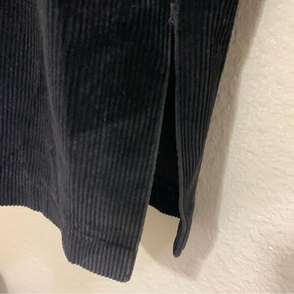 LIZ CLAIBORNE LIZSPORT VINTAGE SHIRT JACKET WOMEN’S S BLACK CORDUROY POCKETS. - Picture 9 of 15